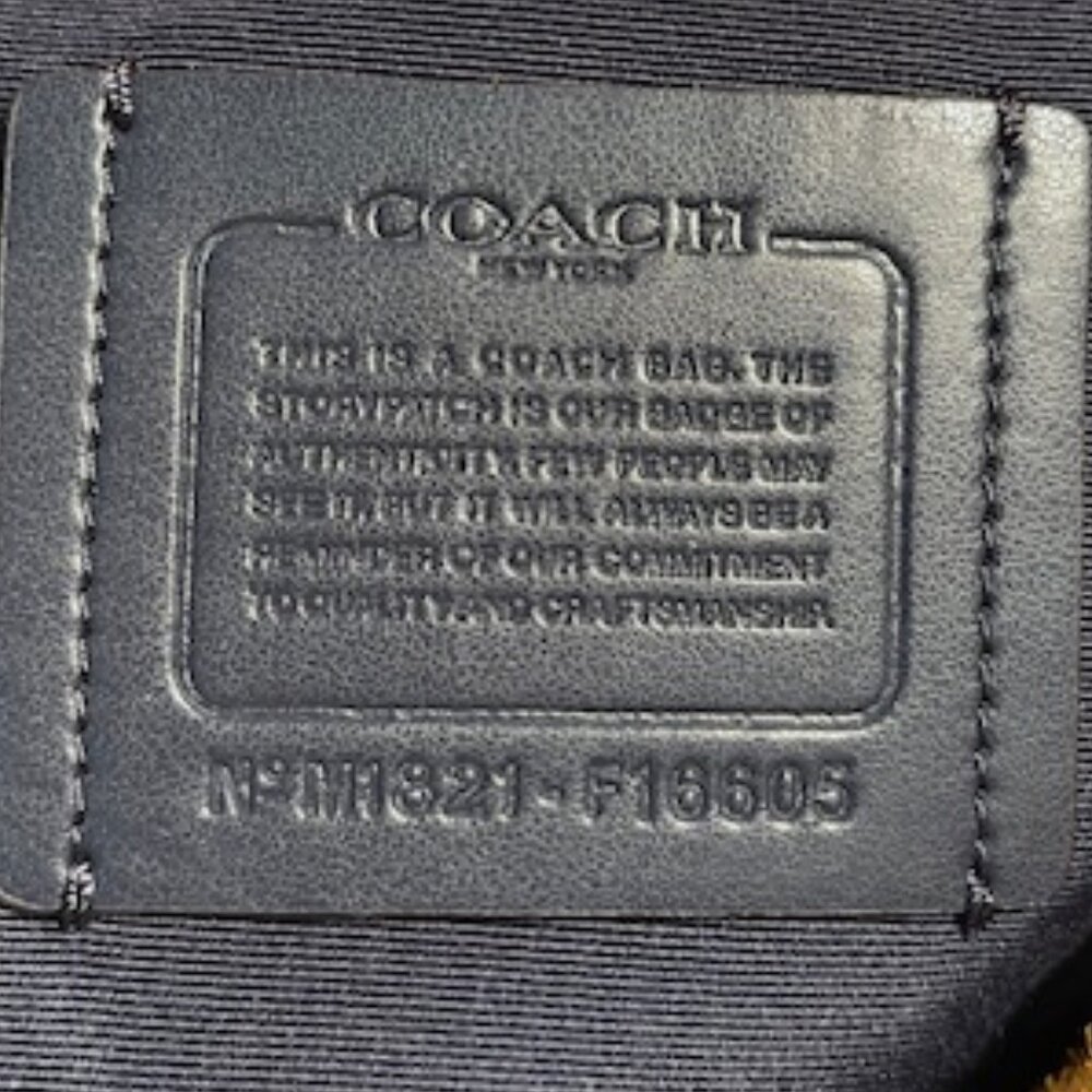 COACH, EUC MINI ORANGE PEBBLED LEATHER BACKPACK - Picture 10 of 14